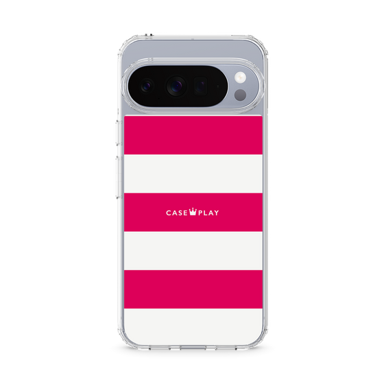 Slim Protection Case［ Big Border - Pink ］