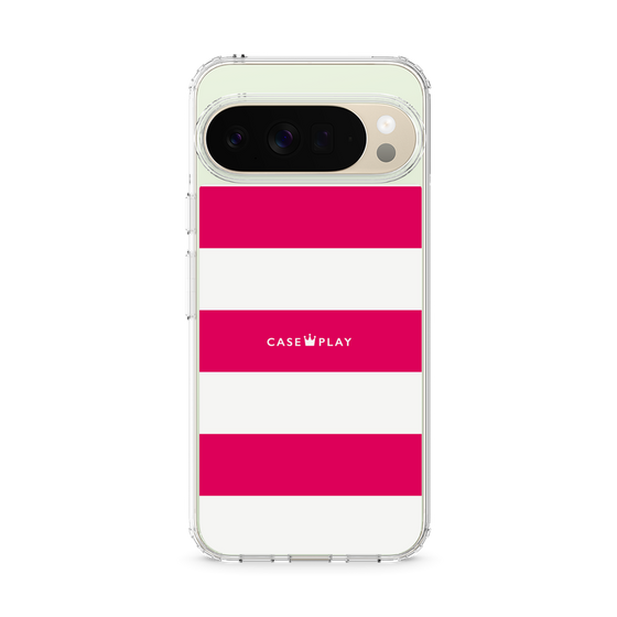 Slim Protection Case［ Big Border - Pink ］
