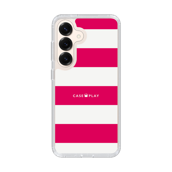 Slim Protection Case［ Big Border - Pink ］