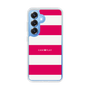 Slim Protection Case［ Big Border - Pink ］