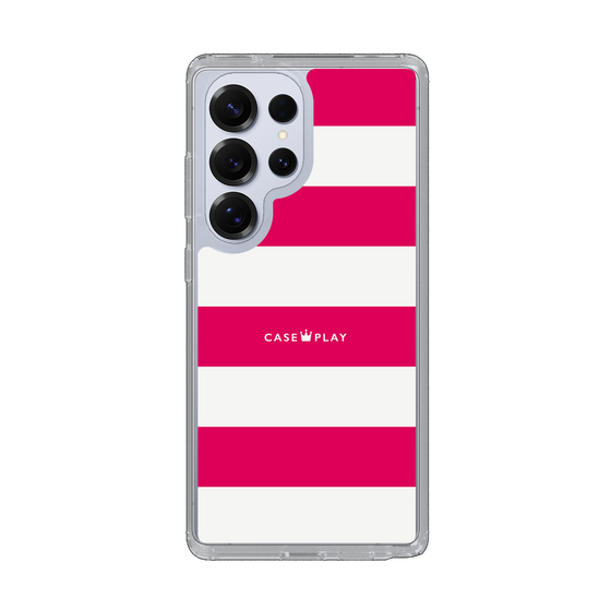 Slim Protection Case［ Big Border - Pink ］