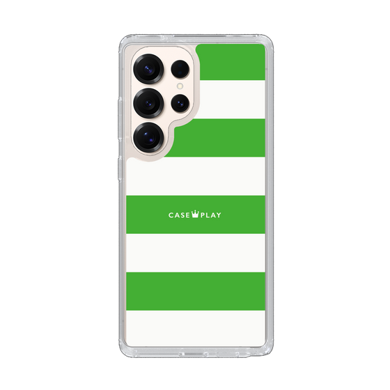 Slim Protection Case［ Big Border - Green ］