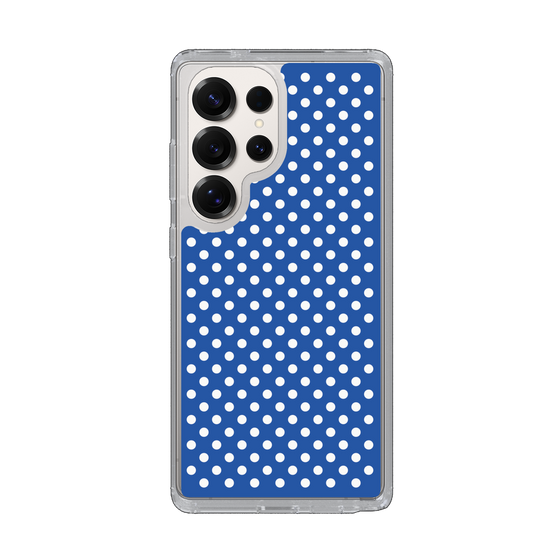 Slim Protection Case［ Small Dot - Blue ］