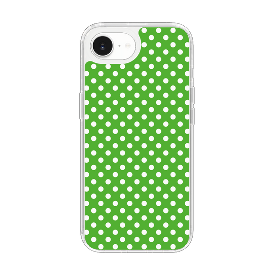 Slim Protection Case［ Small Dot - Green ］