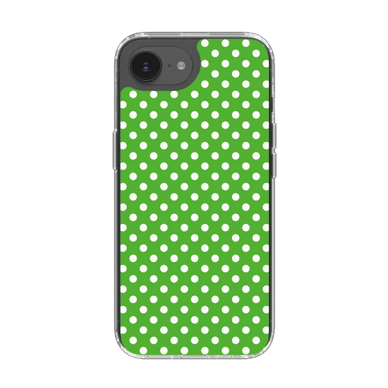 Slim Protection Case［ Small Dot - Green ］