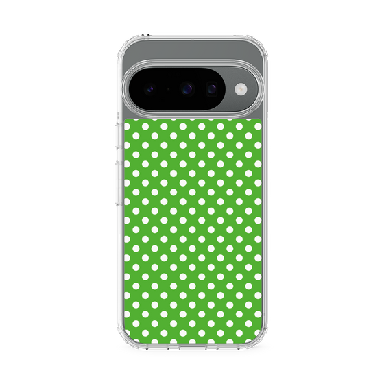 Slim Protection Case［ Small Dot - Green ］