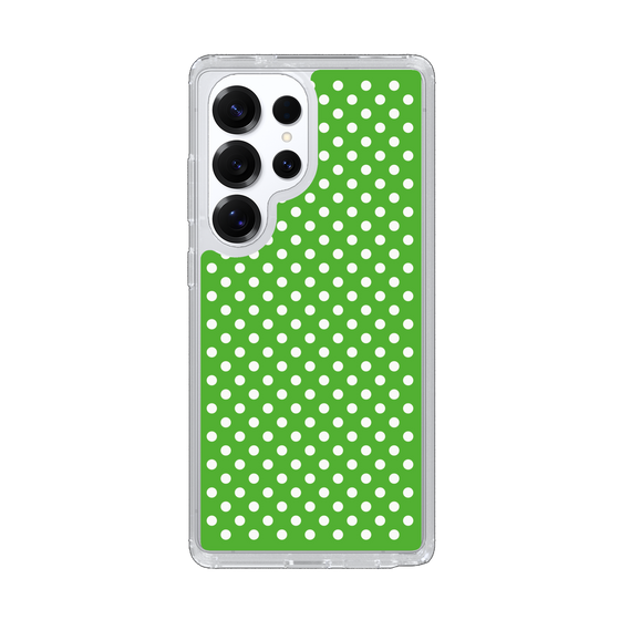 Slim Protection Case［ Small Dot - Green ］