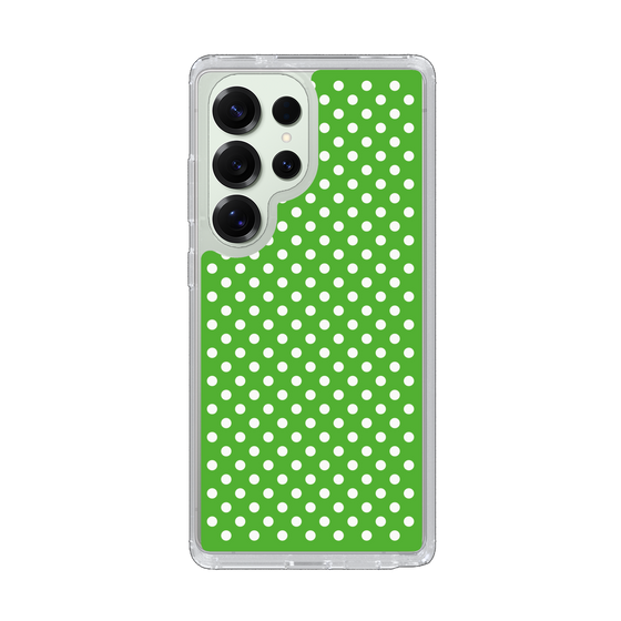 Slim Protection Case［ Small Dot - Green ］