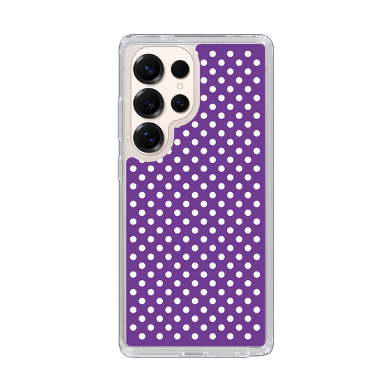 Slim Protection Case［ Small Dot - Purple ］