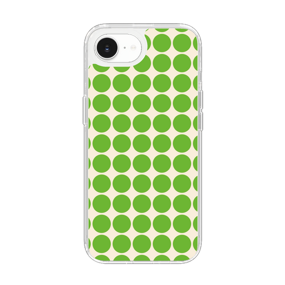 Slim Protection Case［ Big Dot - Green ］