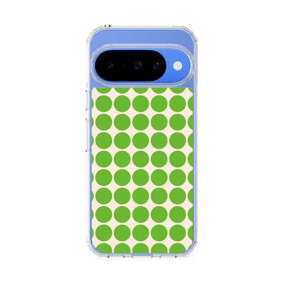 Slim Protection Case［ Big Dot - Green ］