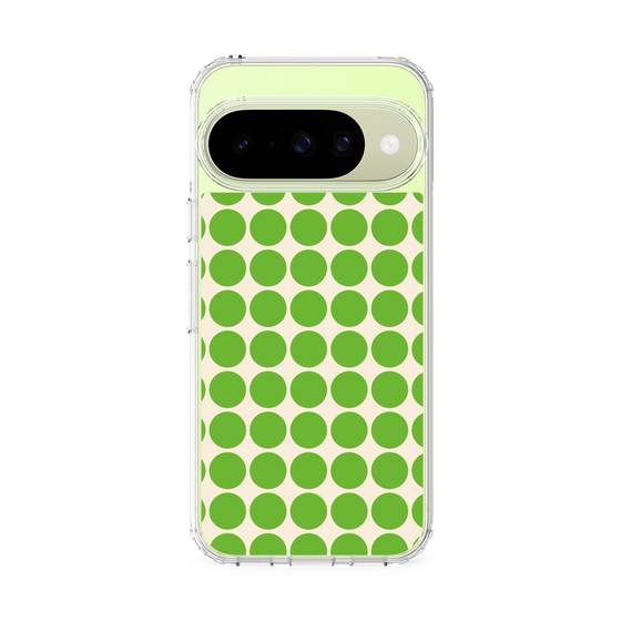 Slim Protection Case［ Big Dot - Green ］