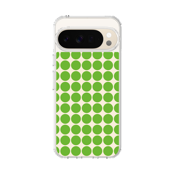 Slim Protection Case［ Big Dot - Green ］
