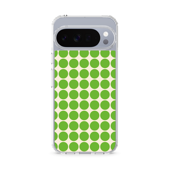 Slim Protection Case［ Big Dot - Green ］