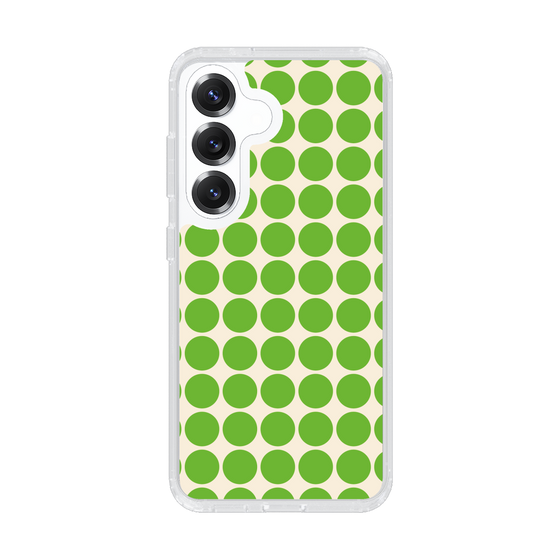 Slim Protection Case［ Big Dot - Green ］