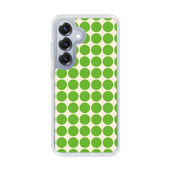 Slim Protection Case［ Big Dot - Green ］