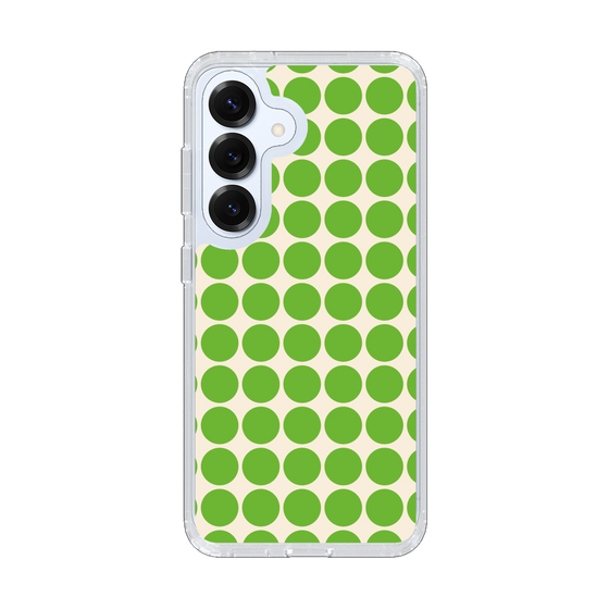 Slim Protection Case［ Big Dot - Green ］