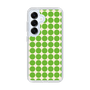 Slim Protection Case［ Big Dot - Green ］