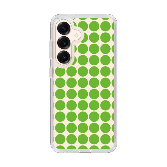 Slim Protection Case［ Big Dot - Green ］