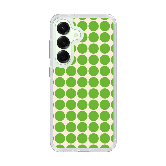 Slim Protection Case［ Big Dot - Green ］