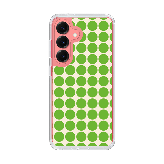 Slim Protection Case［ Big Dot - Green ］