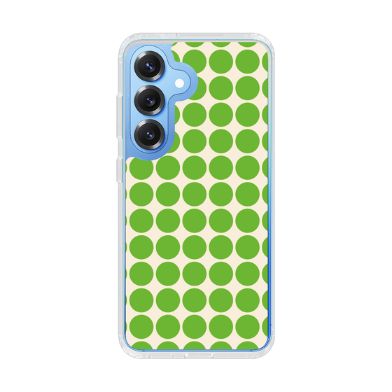 Slim Protection Case［ Big Dot - Green ］