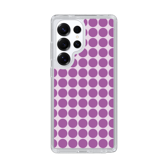 Slim Protection Case［ Big Dot - Purple ］