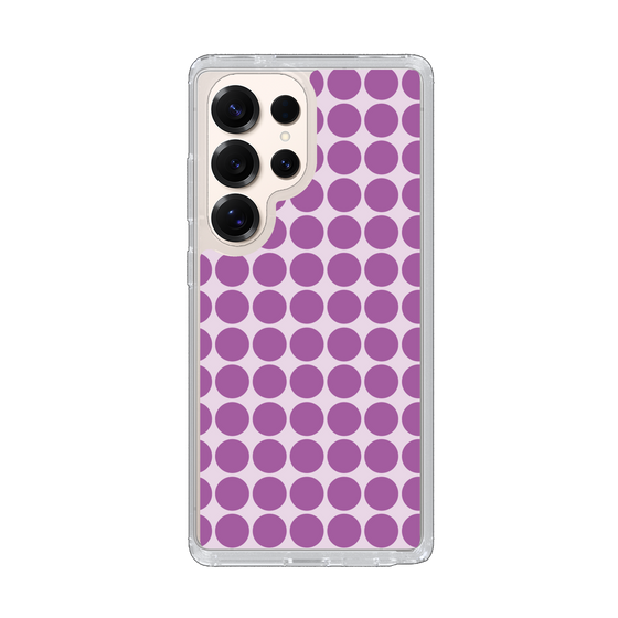 Slim Protection Case［ Big Dot - Purple ］