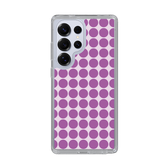 Slim Protection Case［ Big Dot - Purple ］