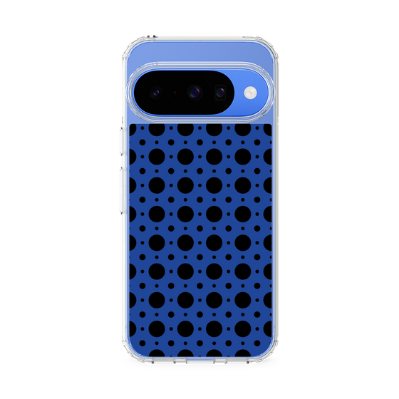 Slim Protection Case［ Shower Dot - Blue ］