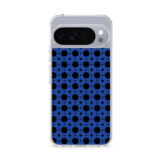 Slim Protection Case［ Shower Dot - Blue ］