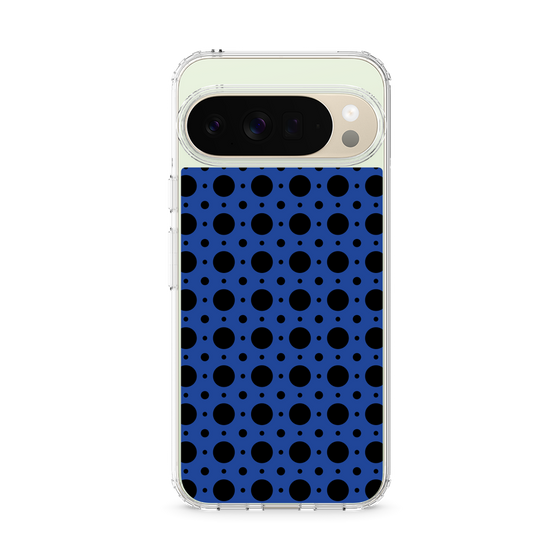 Slim Protection Case［ Shower Dot - Blue ］
