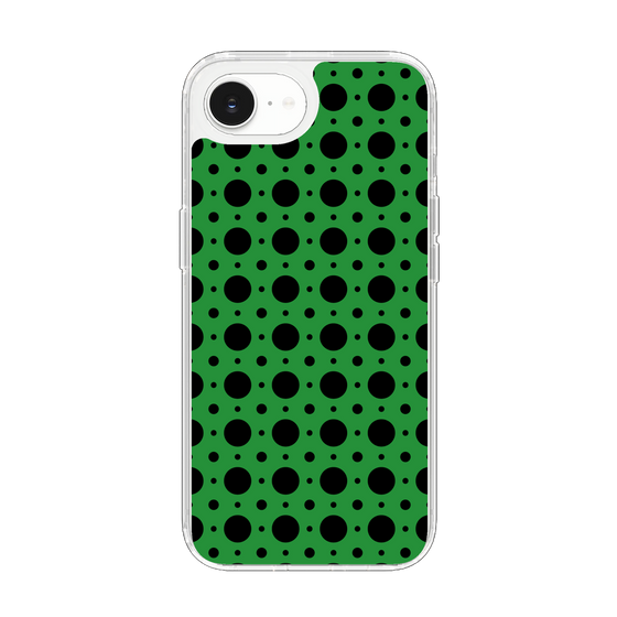 Slim Protection Case［ Shower Dot - Green ］