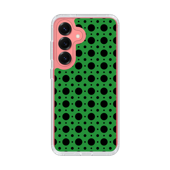 Slim Protection Case［ Shower Dot - Green ］