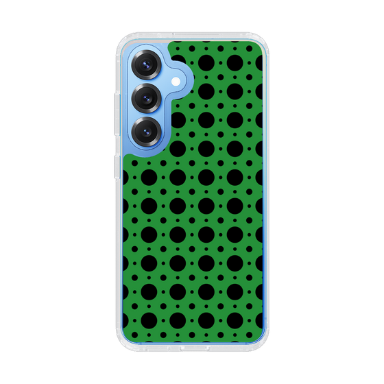Slim Protection Case［ Shower Dot - Green ］