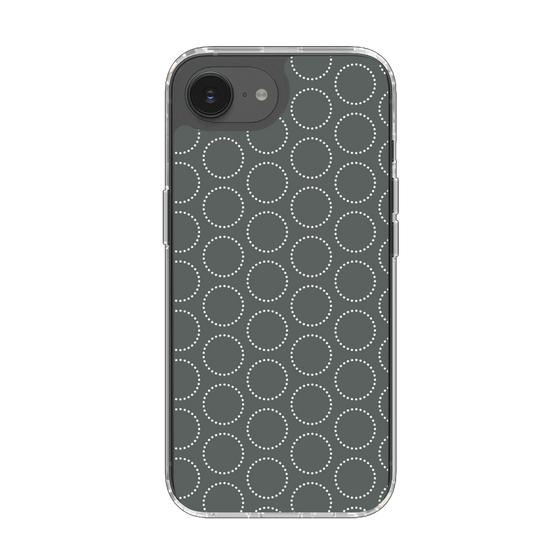 Slim Protection Case［ Dot Circle - Gray ］