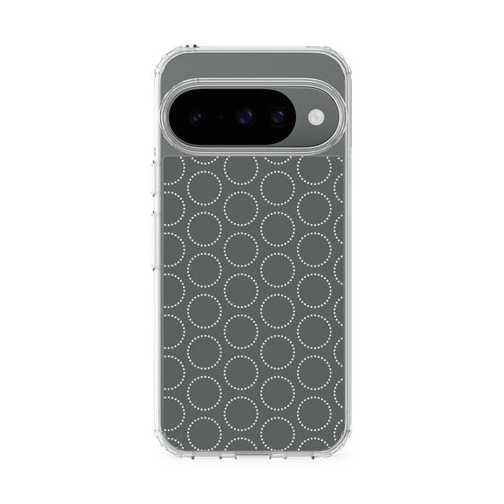 Slim Protection Case［ Dot Circle - Gray ］