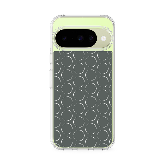 Slim Protection Case［ Dot Circle - Gray ］