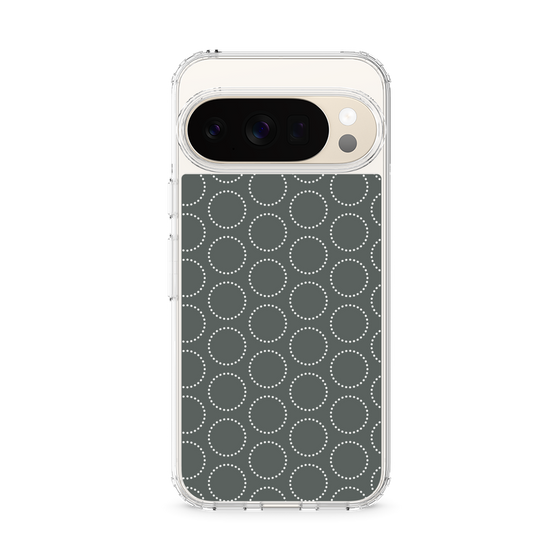 Slim Protection Case［ Dot Circle - Gray ］