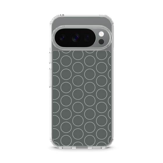 Slim Protection Case［ Dot Circle - Gray ］