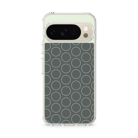 Slim Protection Case［ Dot Circle - Gray ］