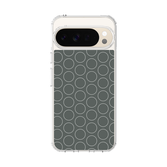 Slim Protection Case［ Dot Circle - Gray ］