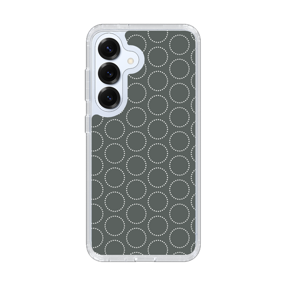 Slim Protection Case［ Dot Circle - Gray ］