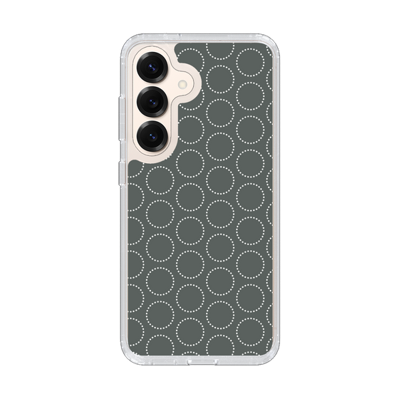 Slim Protection Case［ Dot Circle - Gray ］