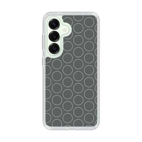 Slim Protection Case［ Dot Circle - Gray ］