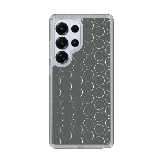Slim Protection Case［ Dot Circle - Gray ］