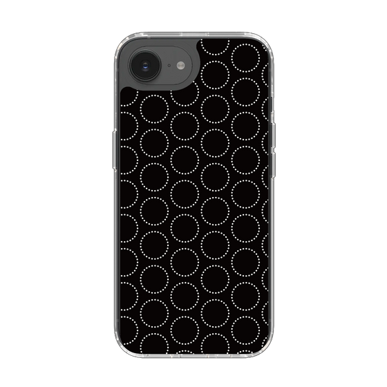 Slim Protection Case［ Dot Circle - Black ］