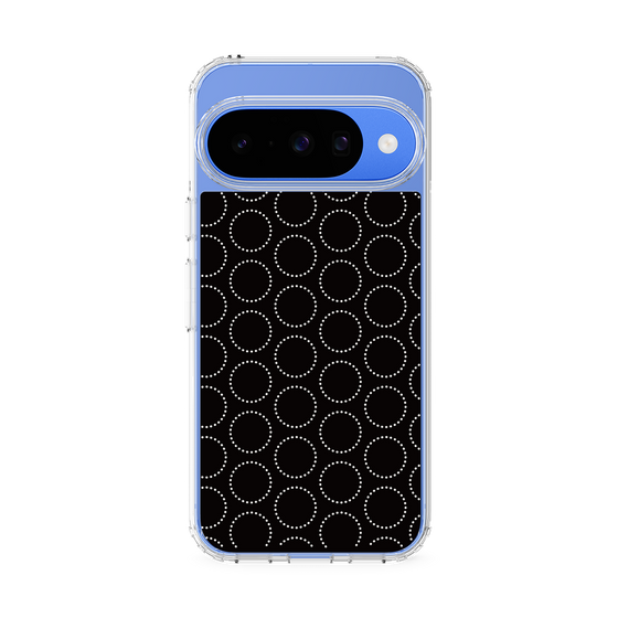 Slim Protection Case［ Dot Circle - Black ］
