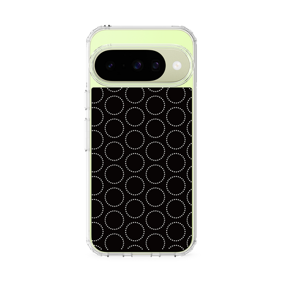 Slim Protection Case［ Dot Circle - Black ］
