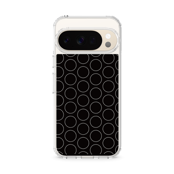 Slim Protection Case［ Dot Circle - Black ］